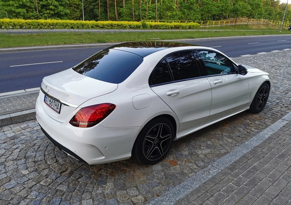Mercedes-Benz Klasa C cena 108300 przebieg: 55000, rok produkcji 2019 z Lubraniec małe 596